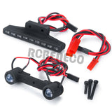 RC LED Lights Kit Front & Rear Taillight Spotlight Lamp Bar for 1/16 TRAXXAS Mini E-RVEO #71076-3 Bigfoot Car Buggy Part