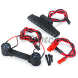 RC LED Lights Kit Front & Rear Taillight Spotlight Lamp Bar for 1/16 TRAXXAS Mini E-RVEO #71076-3 Bigfoot Car Buggy Part