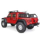 Metal Rear Bumper with LED Light for 1/10 RC Crawler Car Axial SCX10 III AXI03006 AXI03007 Wrangler Jeep Gladiator Parts