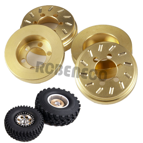 4pcs Brass RC Internal Wheel Weight Stack Counterweight for 1.9