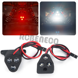 LED Lights Kit White Front Headlight & Red Rear Taillight for 1/8 ARRMA TYPHON 6S BLX TLR Tuned Buggy Upgrade Parts