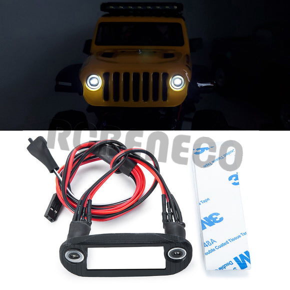 Front LED Headlight with Mount Bracket for Axial SCX24