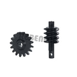 Steel Overdrive Gears, Differential Diff Worm Gear Set 12T 13T 14T 16T for SCX24 C10 JLU Gladiator Bronco Deadbolt Axial 1/24 RC Crawler Car