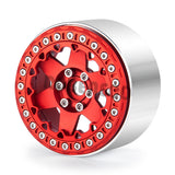 2.2 inch RC Beadlock Wheels Rims Aluminum Metal Hub for 1/10 RC Crawler Car Axial Wraith 90018/90048 RR10 TRX4