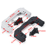 Metal Alloy Front Bracket Servo Mounting Holder for Axial SCX10 II 90046 90047 Wrangler 1/10 RC Crawler Car Model Parts