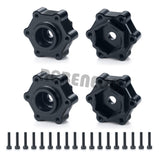 4PCS Wheel Hex Extended Adapter Widen 5mm for LOSI 1/8 LMT 4WD Digger Monster Buggy, King Sling Truck