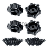 4PCS Wheel Hex Extended Adapter Widen 5mm for LOSI 1/8 LMT 4WD Digger Monster Buggy, King Sling Truck