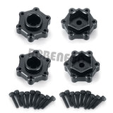 4PCS Wheel Hex Extended Adapter Widen 5mm for LOSI 1/8 LMT 4WD Digger Monster Buggy, King Sling Truck