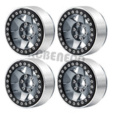 1/2/4pcs 1.9'' Aluminum Beadlock Wheel Rims for 1/10 RC Crawler D90 SCX10 TRX4