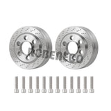 1/2/4pcs Stainless Steel Counterweights for 1:10 RC Crawler 1.9" Beadlock Wheels