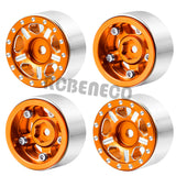 4PCS 1.0" Micro Beadlock Wheel Rim for 1/24 RC Crawler Car