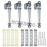 43mm Shocks Aluminum Threaded Tele Absorber Damper for Axial SCX24 Wrangler Bronco Gladiator Deadbolt C10