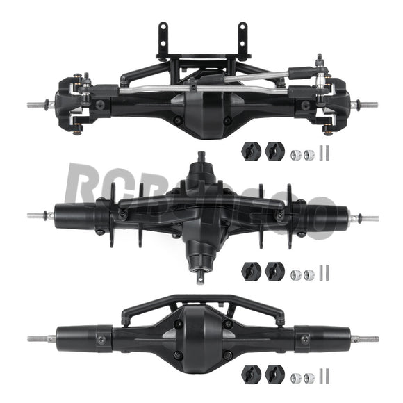 CNC Metal Front Rear Middle Straight Axle for Axial SCX10 II AX90021 90027 90028