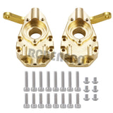 Brass Portal Housing 2pcs RC Front Steering Knuckles RC Counterweight for 1/10 RC Crawler TRX-4 TRX4 TRX-6