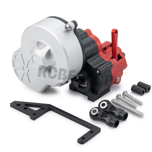 Metal Complete Gearbox Transmission Box with Gear for Axial SCX10