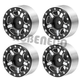 4pcs 1.0" Metal Beadlock Wheel Rim for 1/24 RC Crawler Car