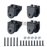 4PCS Alloy Lower Suspension Link Mount for LOSI 1/8 LMT 4S King Sling, 4WD Digger Monster Buggy Truck