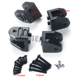 4PCS Alloy Lower Suspension Link Mount for LOSI 1/8 LMT 4S King Sling, 4WD Digger Monster Buggy Truck