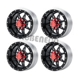 1/2/4pcs 1.9inch Alloy Beadlock Wheel Rims for SCX10 D90 TRX4