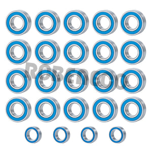 24Pcs Metal Wheel Hubs Bearing Kit for 1/10 RC Car Truck