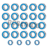 24Pcs Metal Wheel Hubs Bearing Kit for 1/10 RC Car Truck