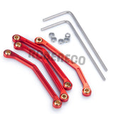 4Pcs/set Metal Linkage Link Rod Set for Kyosho Jimny 32523 1/18 RC Crawler Car