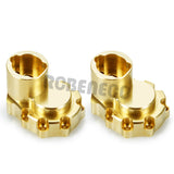 Brass Heavy Duty Counter Weight Portal Drive Axle Housing Counterweight for Traxxas TRX4