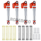 43mm Shocks Aluminum Threaded Tele Absorber Damper for Axial SCX24 Wrangler Bronco Gladiator Deadbolt C10