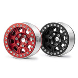 4PCS 1.9" Alloy Beadlock RC Rims 27mm Width Wheel Hub for TRX-4 SCX10 90046 AXI03007 D90 Redcat Gen8 1/10 RC Crawler Car