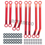 Metal High Clearance Chassis Link Rods Set for 1/18 RC Crawler Traxxas TRX4M Bronco Defender Upgrade Parts