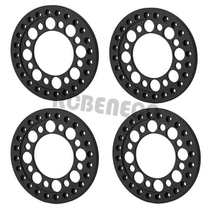 4Pcs Aluminum Alloy 2.2" Wheel Outer Ring Replacement Ring for Axial SCX10 90046 TRX4