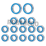 15PCS Rubber Sealed Bearing Kit for RC Car