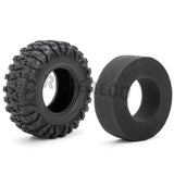 4PCS 2.2inch Rubber Wheel Tires 120mm for Wraith 90018 SCX10 90046 D90 D110 TRX4