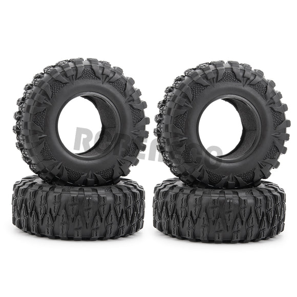 4PCS 2.2inch Rubber Wheel Tires 120mm for Wraith 90018 SCX10 90046 D90 D110 TRX4