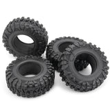 4PCS 2.2inch Rubber Wheel Tires 120mm for Wraith 90018 SCX10 90046 D90 D110 TRX4