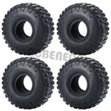 4pcs 2.2 inch Rubber Wheel Tires 67x150mm for Wraith 90048 RR10 Axial SCX10