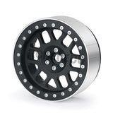 4pcs CNC Metal 2.6inch Beadlock Wheel Rims Hubs for Axial 1/10 RB10 Ryft Interco Black Mamba 2.6" Mud Terrain Tires Parts