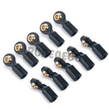 10PCS Plastic M2 Rod End Ball Head Holder Tie Rod Ends Wear Resisting Ball Joints for RC Boat Car Aircraft Trucks Buggys