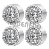 4PCS Beadlock Aluminum Alloy Wheel Hub for Axial SCX24