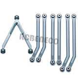 Aluminum High Clearance Chassis Links Set for Axial SCX24 AXI00006 Ford 1/24 RC Crawler Car