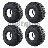 1/2/4PCS 2.9" Rubber Wheel Tires for Axial SCX6