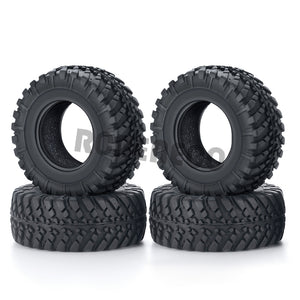 4PCS Rubber Tyres 15x38mm for Kyosho 1/18 Jimny Upgrade Parts