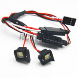 Square LED Light Spotlight for 1/24 RC Crawler Axial SCX24 Wrangler AXI00002 Gladiator AXI00005