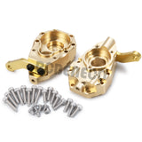 Brass Portal Housing 2pcs RC Front Steering Knuckles RC Counterweight for 1/10 RC Crawler TRX-4 TRX4 TRX-6