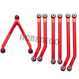 Aluminum High Clearance Chassis Links Set for Axial SCX24 AXI00006 Ford 1/24 RC Crawler Car