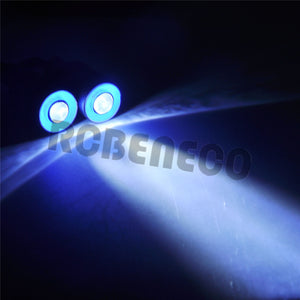 17mm 2LEDs Lights Angel Eyes Headlight for Axial SCX10 TRX4 D90