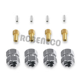 4Pcs Alloy Extended 4mm Wheel Hex Hub Adapter for Axial SCX24