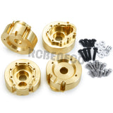 Snow Track Wheels Tires Conversion Kit Brass Counterweight for Traxxas TRX-4