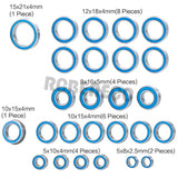 26PCS Rubber Sealed Bearing Kit for 1/10 Arrma 4S BLX Kraton & Outcast