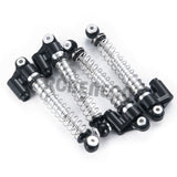 43mm Shocks Aluminum Threaded Tele Absorber Damper for Axial SCX24 Wrangler Bronco Gladiator Deadbolt C10